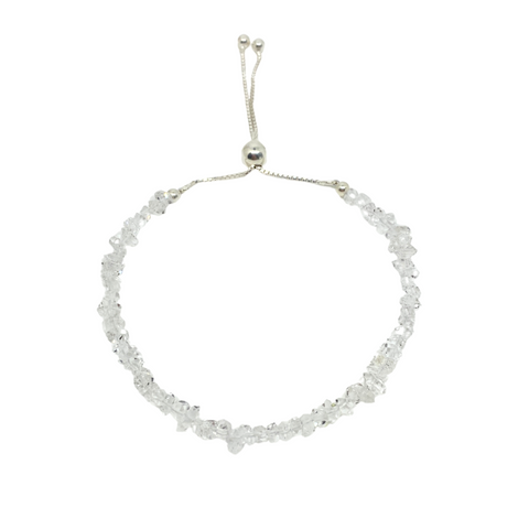 Herkermer Diamond  BOLO Bracelet