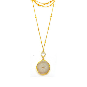 Solar Quartz Necklace
