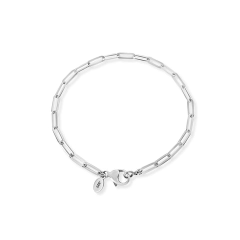Sterling Paperclip Bracelet