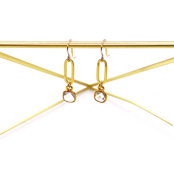 Crystal Link Earrings