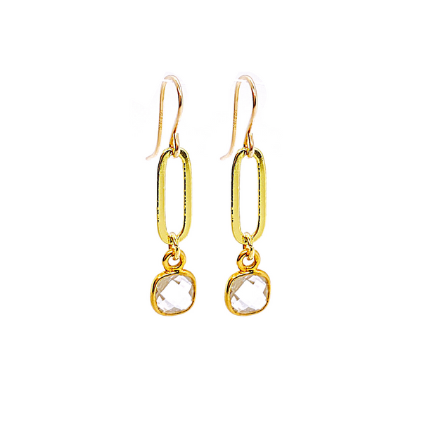 Crystal Link Earrings