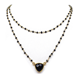 Double Strand Spinel Necklace