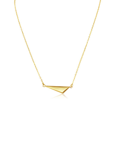 Geometric Gold Filled Necklace